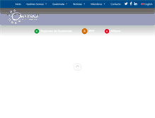 Tablet Screenshot of guatemalacvb.com
